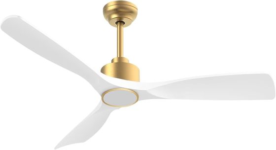 52 Ventilatore di soffitto con luci ABS scure Bianco caldo Bianco naturale Bianco fresco Bianco