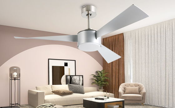 52 pollici di moda ventilatore di soffitto in argento con telecomando