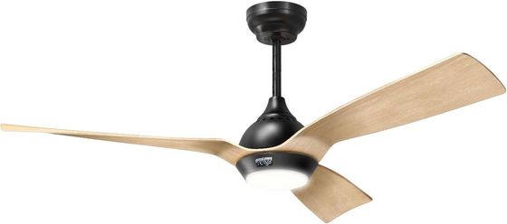 Ventilatore di soffitto da 52 pollici Design ottimizzato Downrod esterno montato Ventilatore di soffitto con luce