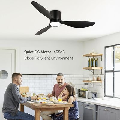 Ventilatore di soffitto bianco nero oro 52 con funzione di risparmio energetico