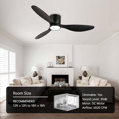Ventilatore di soffitto bianco nero oro 52 con funzione di risparmio energetico