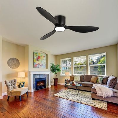 Ventilatore di soffitto bianco nero oro 52 con funzione di risparmio energetico