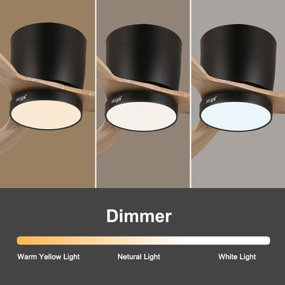 Illuminazione a ventilatore da soffitto da 52 pollici con funzione di risparmio energetico