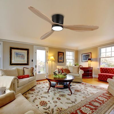Illuminazione a ventilatore da soffitto da 52 pollici con funzione di risparmio energetico