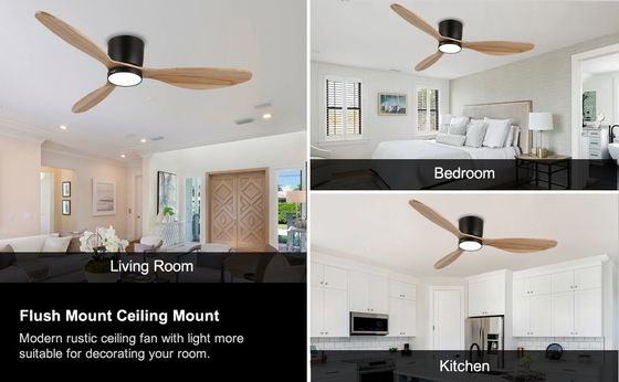 Illuminazione a ventilatore da soffitto da 52 pollici con funzione di risparmio energetico