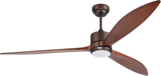 65 Luce di ventola da soffitto contemporanea con controllo vocale e luce a LED dimmabile