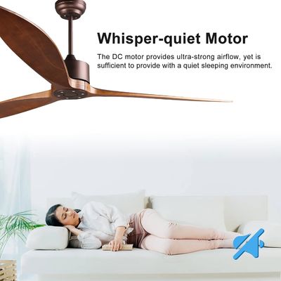 6 velocità controllo vocale Alexa ABS Smart DC Motor soffitto ventilatore con illuminazione in oro nero bianco