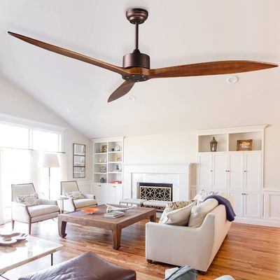 6 velocità controllo vocale Alexa ABS Smart DC Motor soffitto ventilatore con illuminazione in oro nero bianco