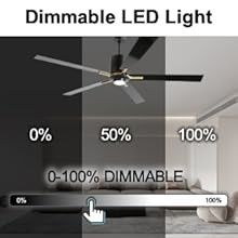 Bianco motore a corrente continua blade silenzioso ventilatore di soffitto luce 72 pollici con 3 velocità di cambio colore