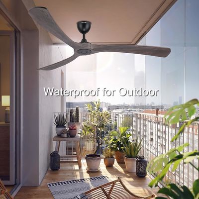 Ventilatore di soffitto intelligente a 6 velocità con luce controllata da Alexa