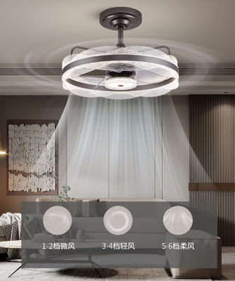 Luce ventilatore di soffitto intelligente con 6 velocità e 3 modalità di luce