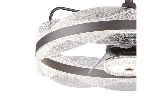 Luce ventilatore di soffitto intelligente con 6 velocità e 3 modalità di luce