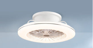 Ventilatore di soffitto ABS a 3 velocità con illuminazioni
