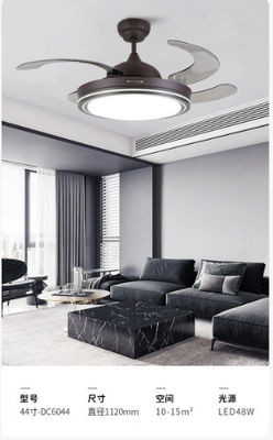 Ventilatore di soffitto Wi-Fi intelligente con luce e motore DC
