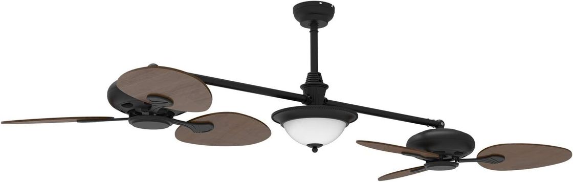 Moderno ventilatore di soffitto intelligente da 86 pollici con kit di luce e motore CC a 3 velocità